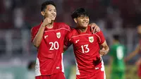 Rafael Struick Kagumi Gol Indah Zanadin Fariz saat Timnas Indonesia U-23 Gasak Makau